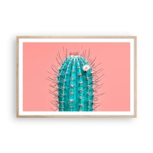 Poster în ramă de stejar deschis - Doar privește - 91x61 cm