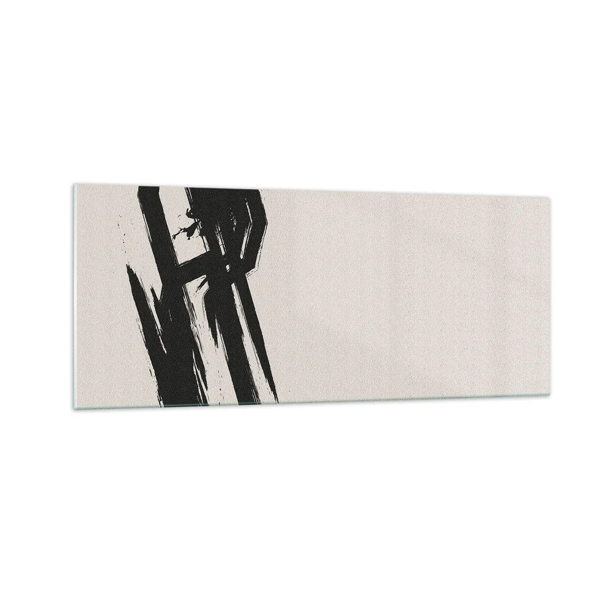 Tablou pe sticlă - Un impuls de neoprit - 100x40 cm