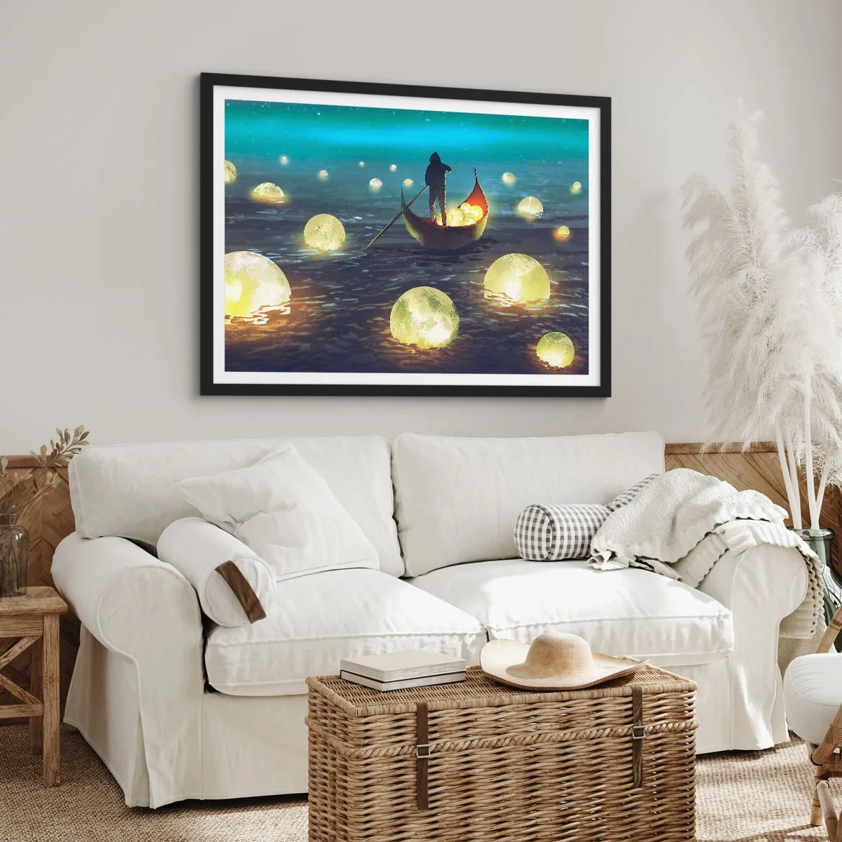 Poster în ramă neagră - Lucruri la care filozofii nu au visat niciodată - 50x40 cm