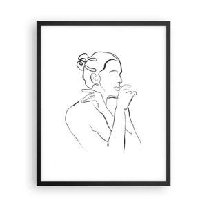 Poster în ramă neagră - Actul: un mister senzual - 40x50 cm