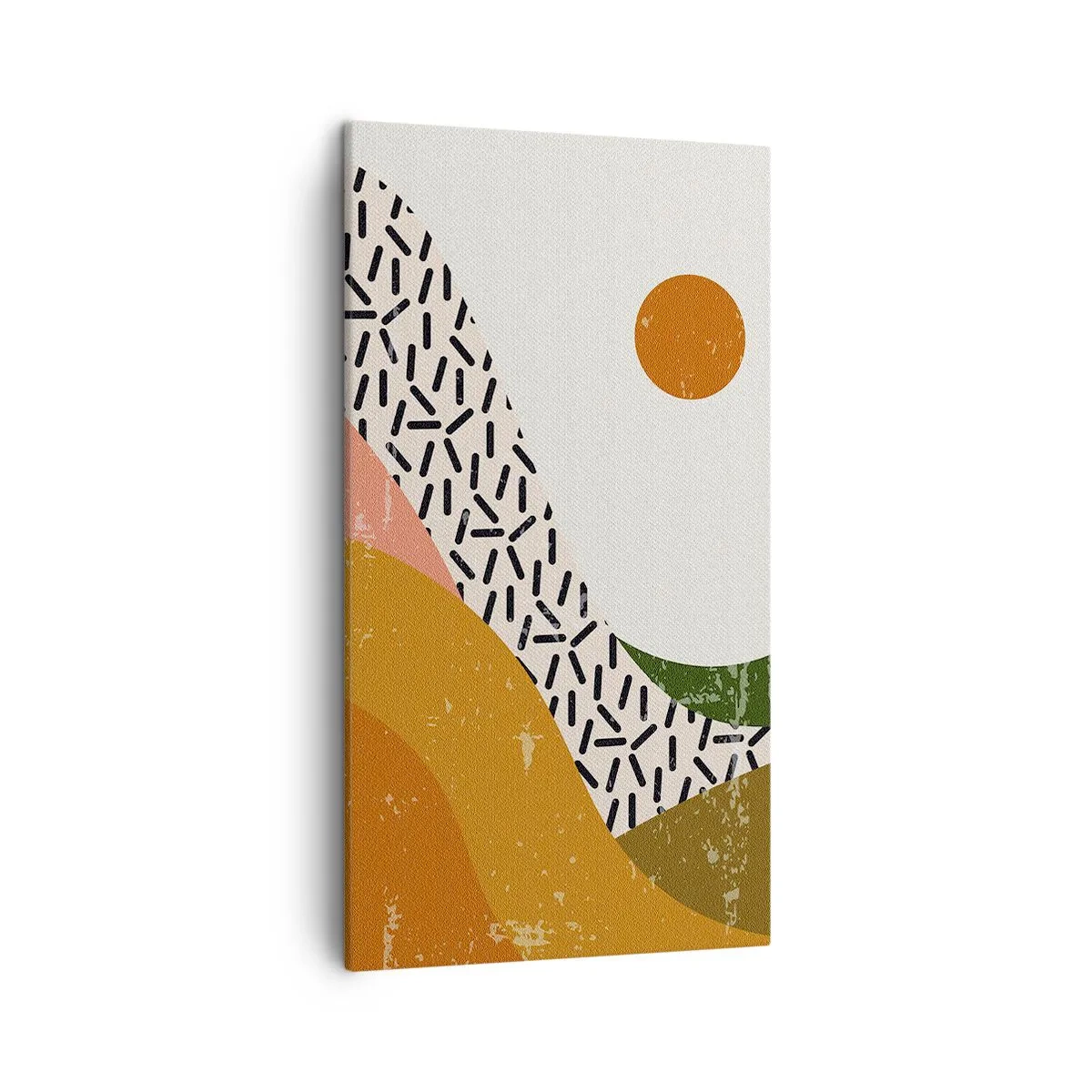 Tablou pe pânză - Abstracție solară - 45x80 cm