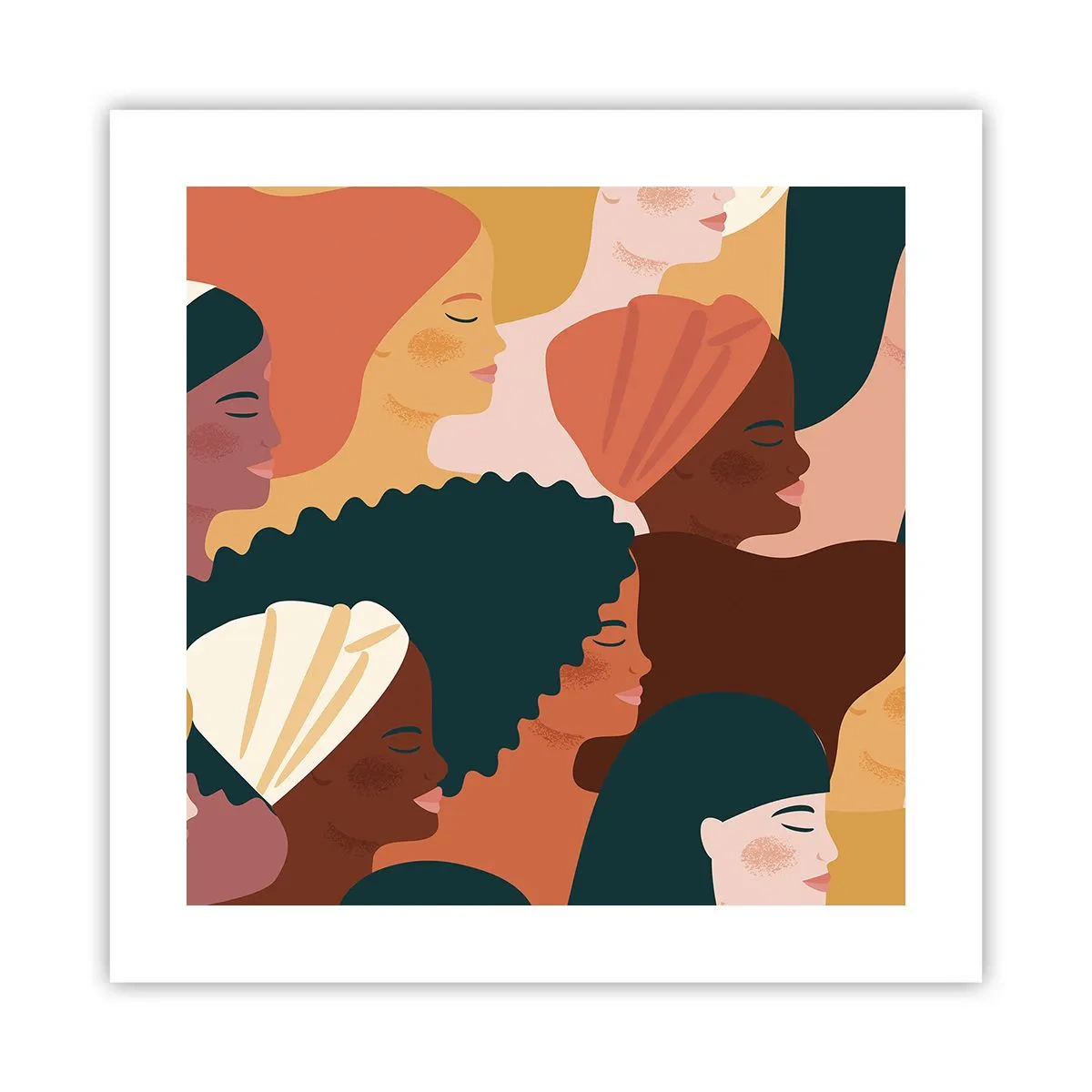 Poster - Numai feminitate - 40x40 cm