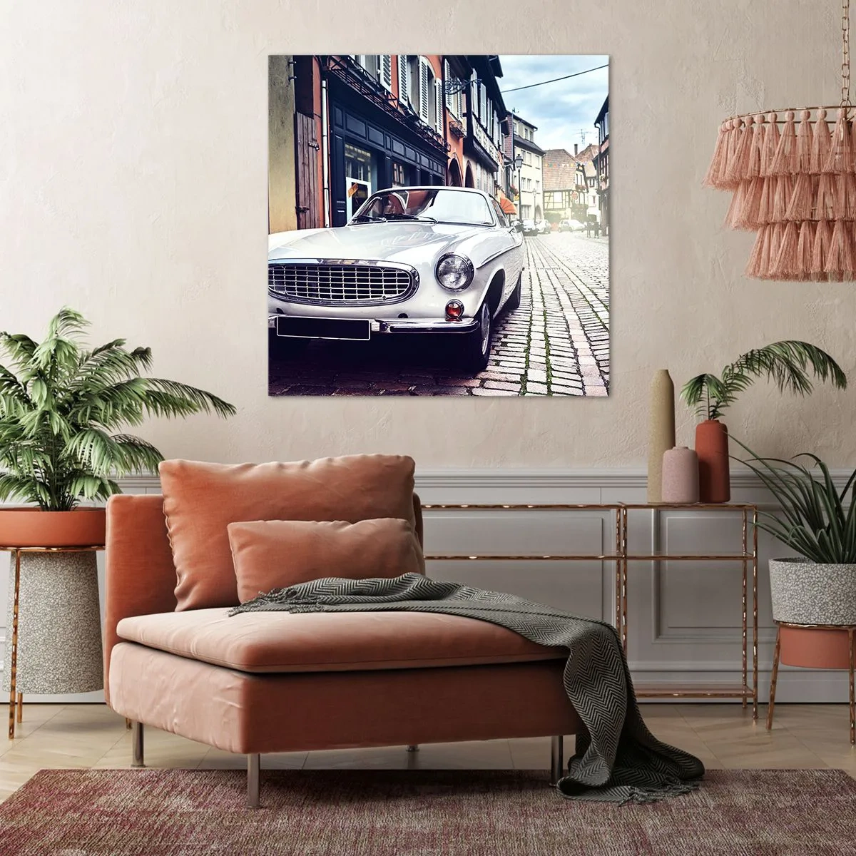 Tablou pe pânză - Trecutul este astăzi - 50x50 cm