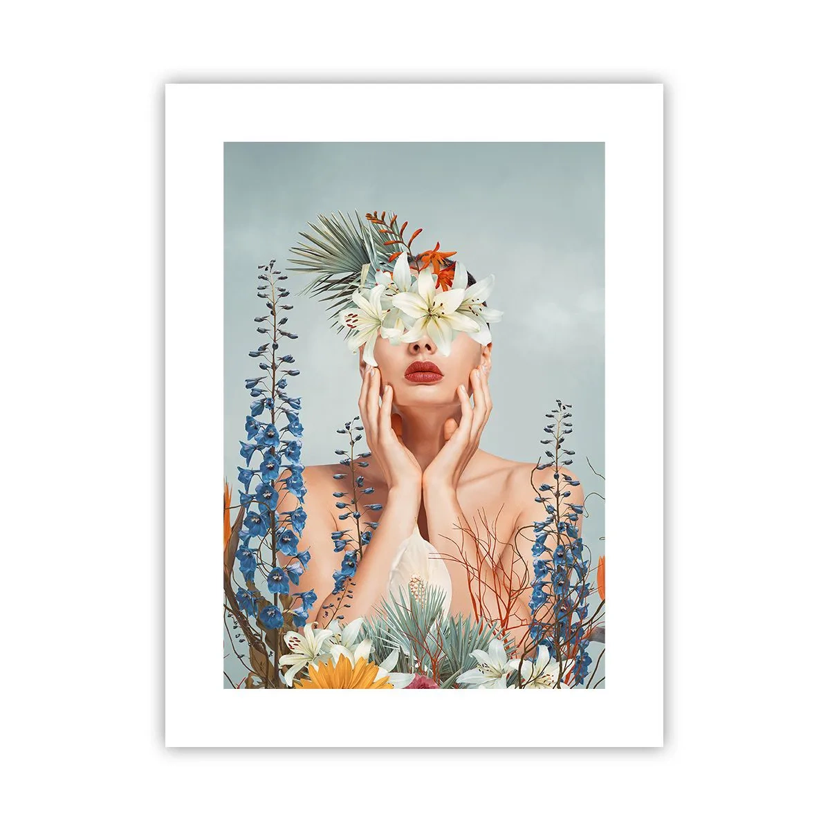 Poster - Femeia floare - 30x40 cm