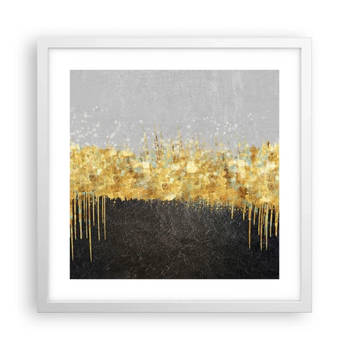 Poster în ramă albă - Înăuntru și în sus - 40x40 cm