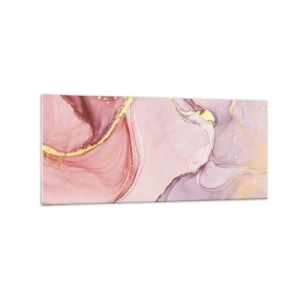 Tablou pe sticlă - O mângâiere de culoare - 120x50 cm