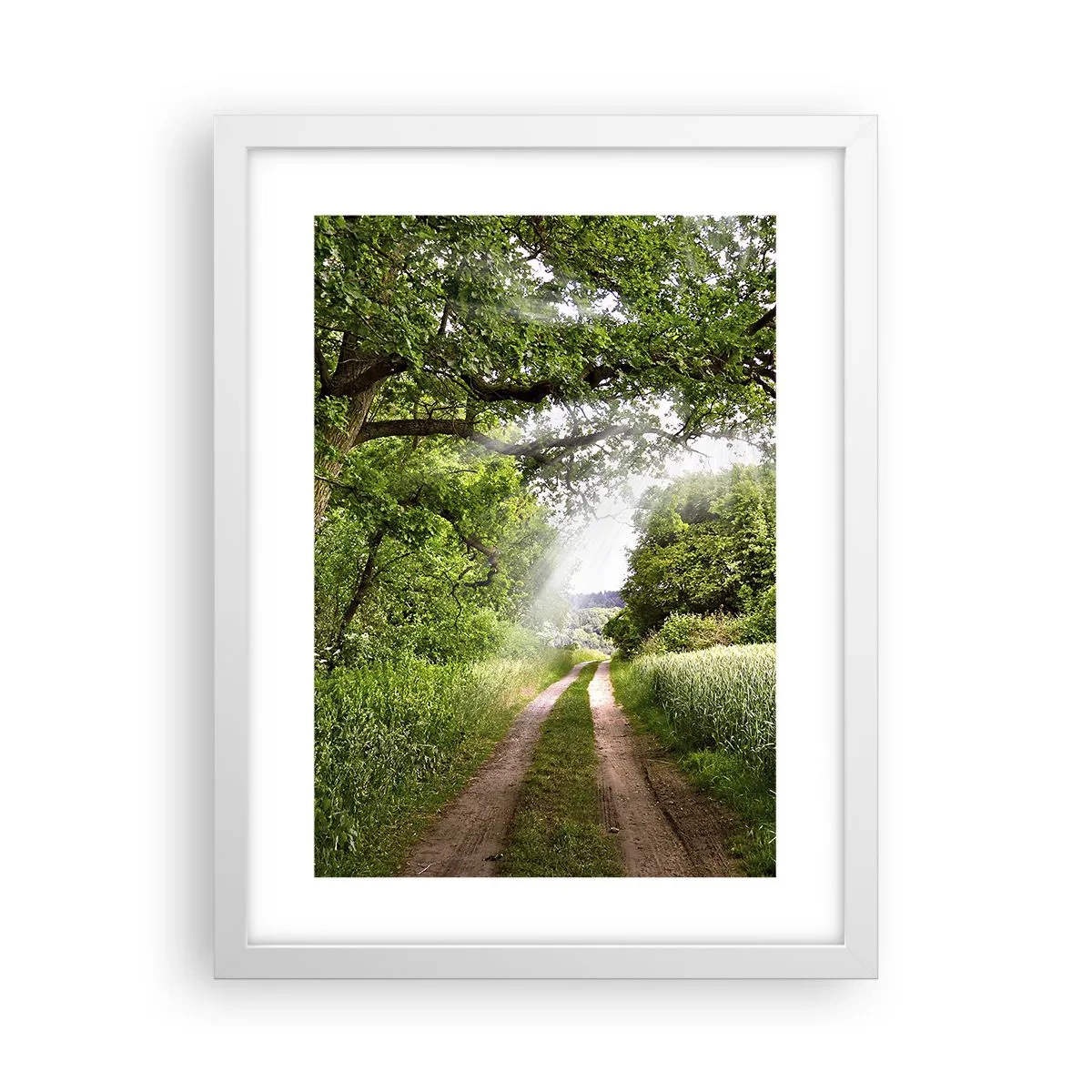 Poster în ramă albă - Et in Arcadia ego - 30x40 cm