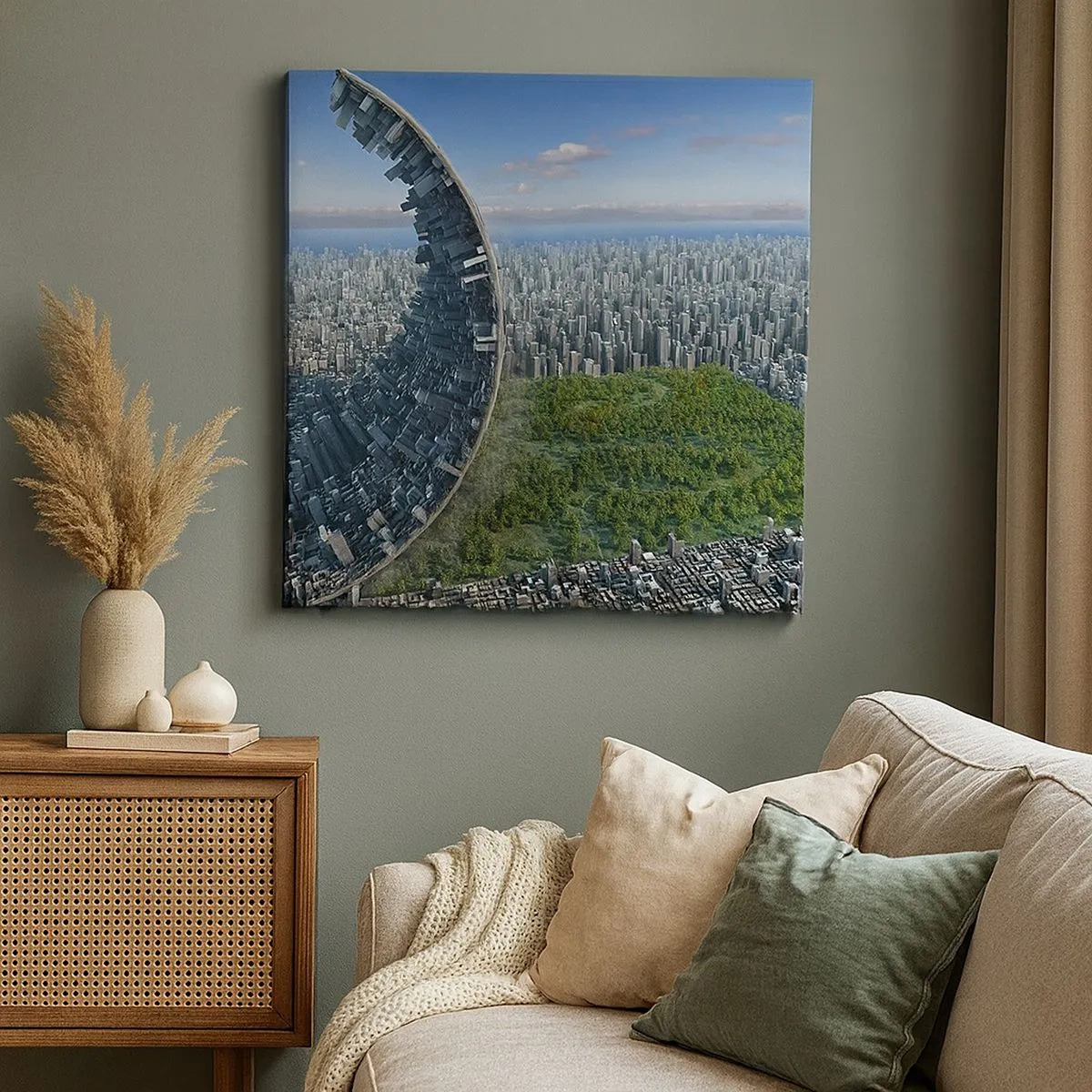 Tablou pe pânză - Natura este eternă - 30x30 cm