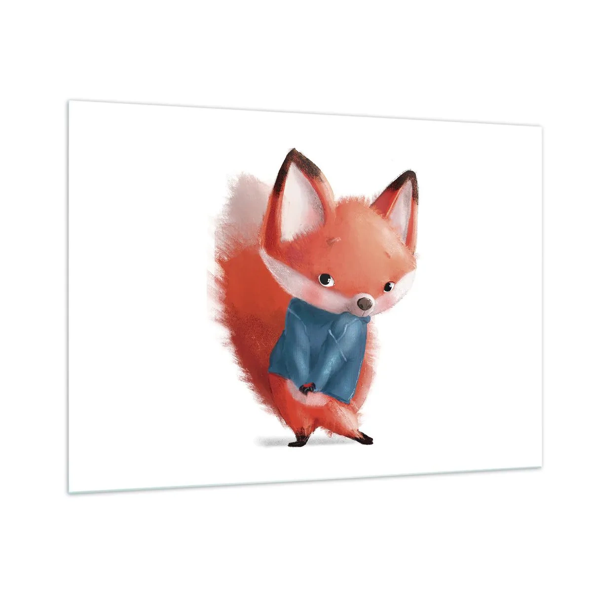 Tablou pe sticlă - Îmi vine bine? - 100x70 cm