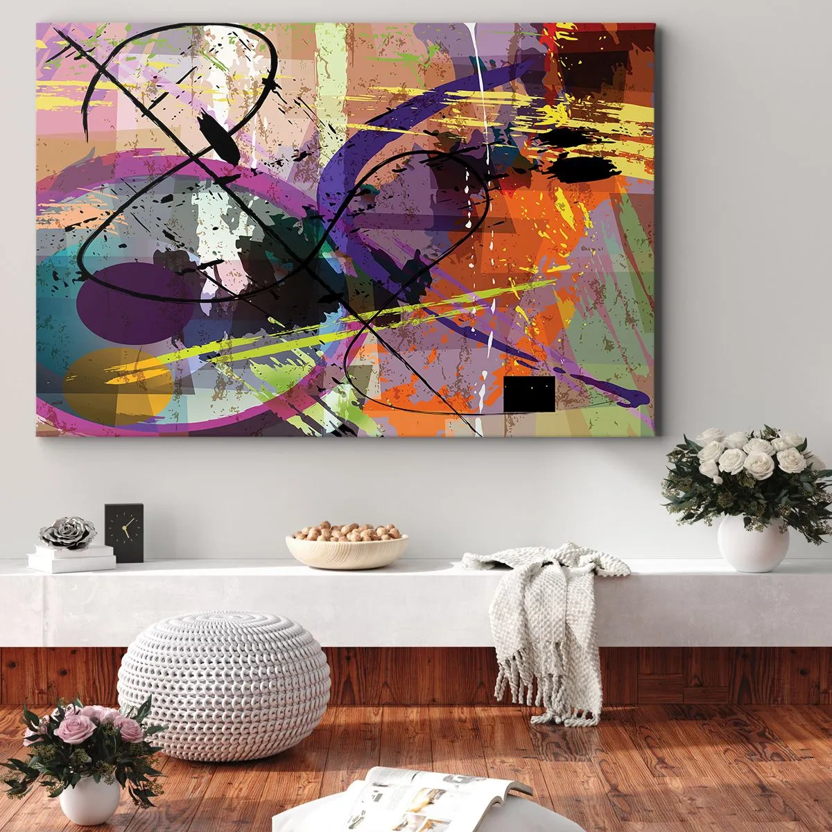 Tablou pe pânză - Poate fi drept sau de jur împrejur - 120x80 cm