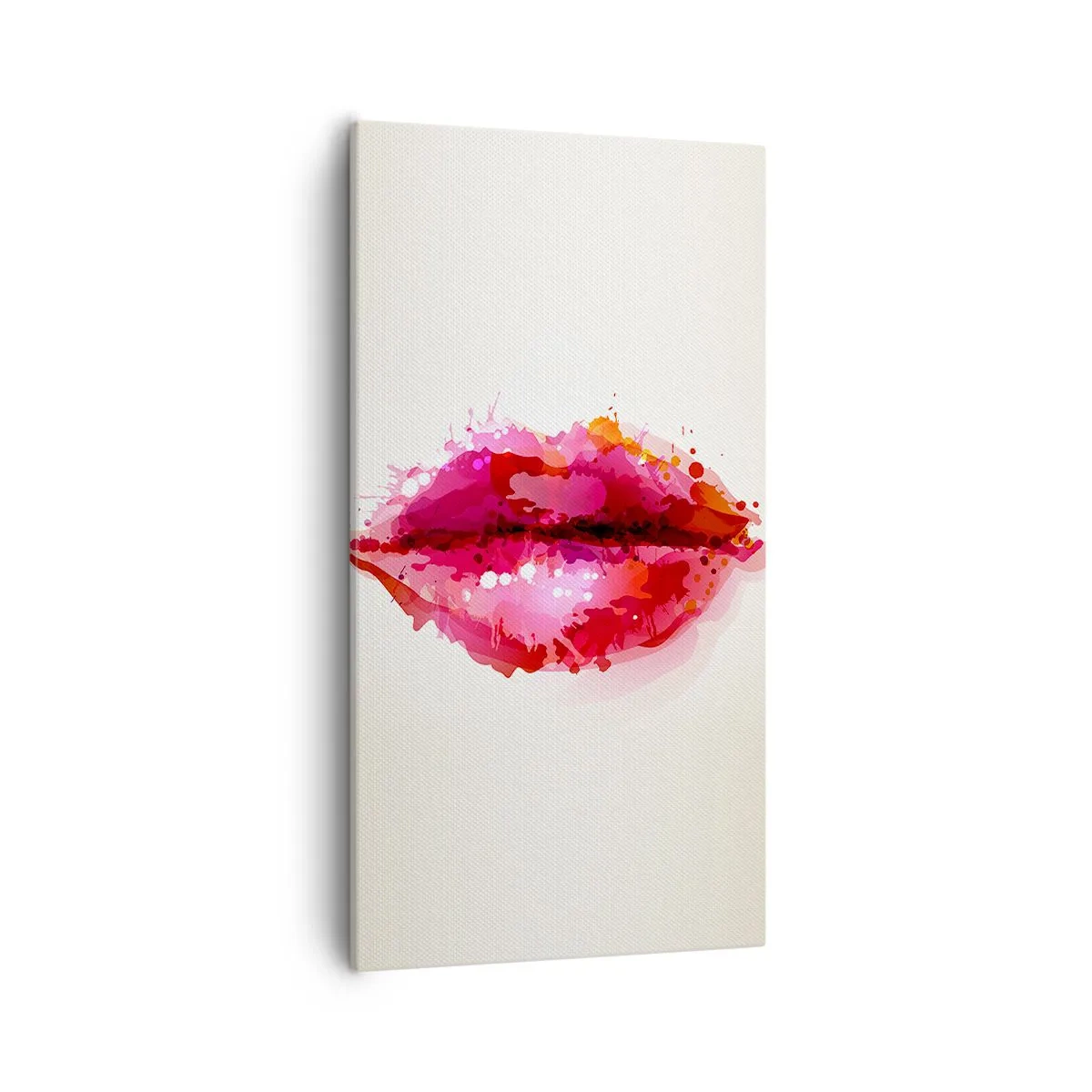 Tablou pe pânză - O nuanță mai roșie de roșu - 55x100 cm