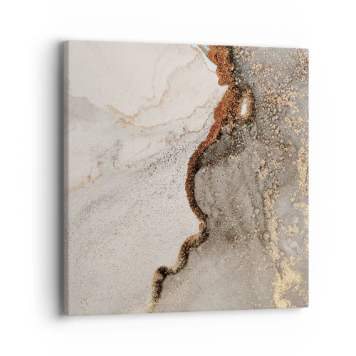 Tablou pe pânză - La granița culorilor - 40x40 cm