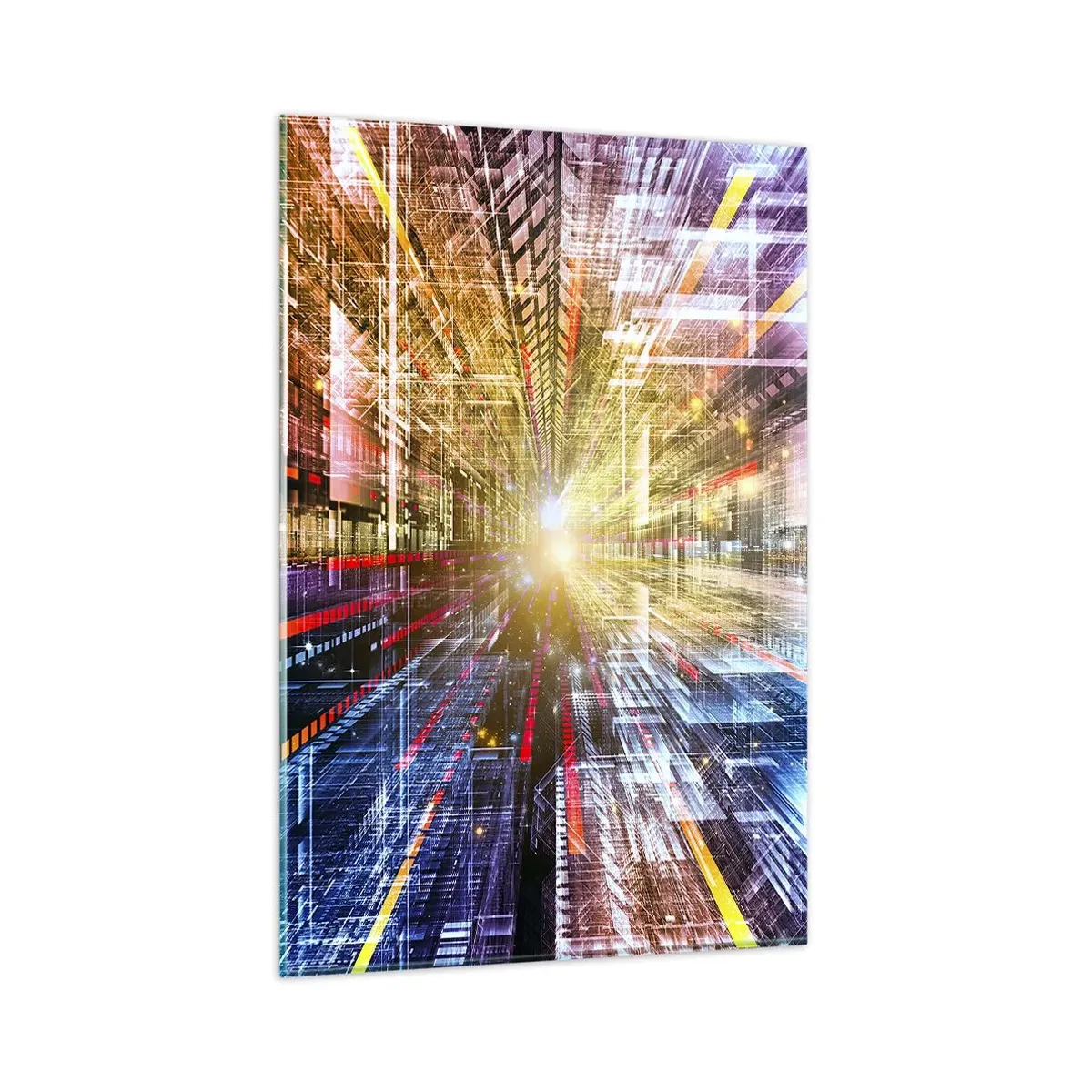 Tablou pe sticlă - Coridor luminos - 80x120 cm