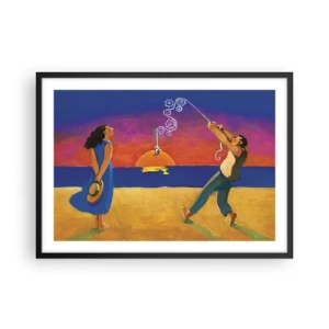 Poster în ramă neagră - Mai mult decât o stea din cer - 70x50 cm