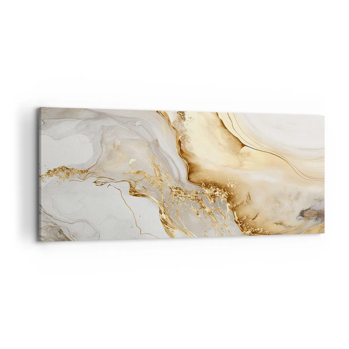 Tablou pe pânză - Abstracție: frumusețe și bunătate - 120x50 cm