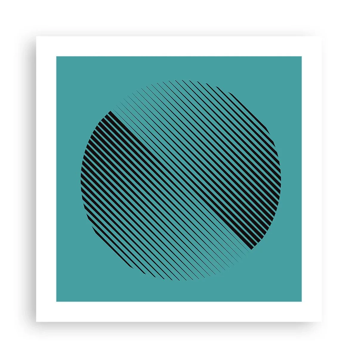 Poster - Cercul - o variație geometrică - 50x50 cm