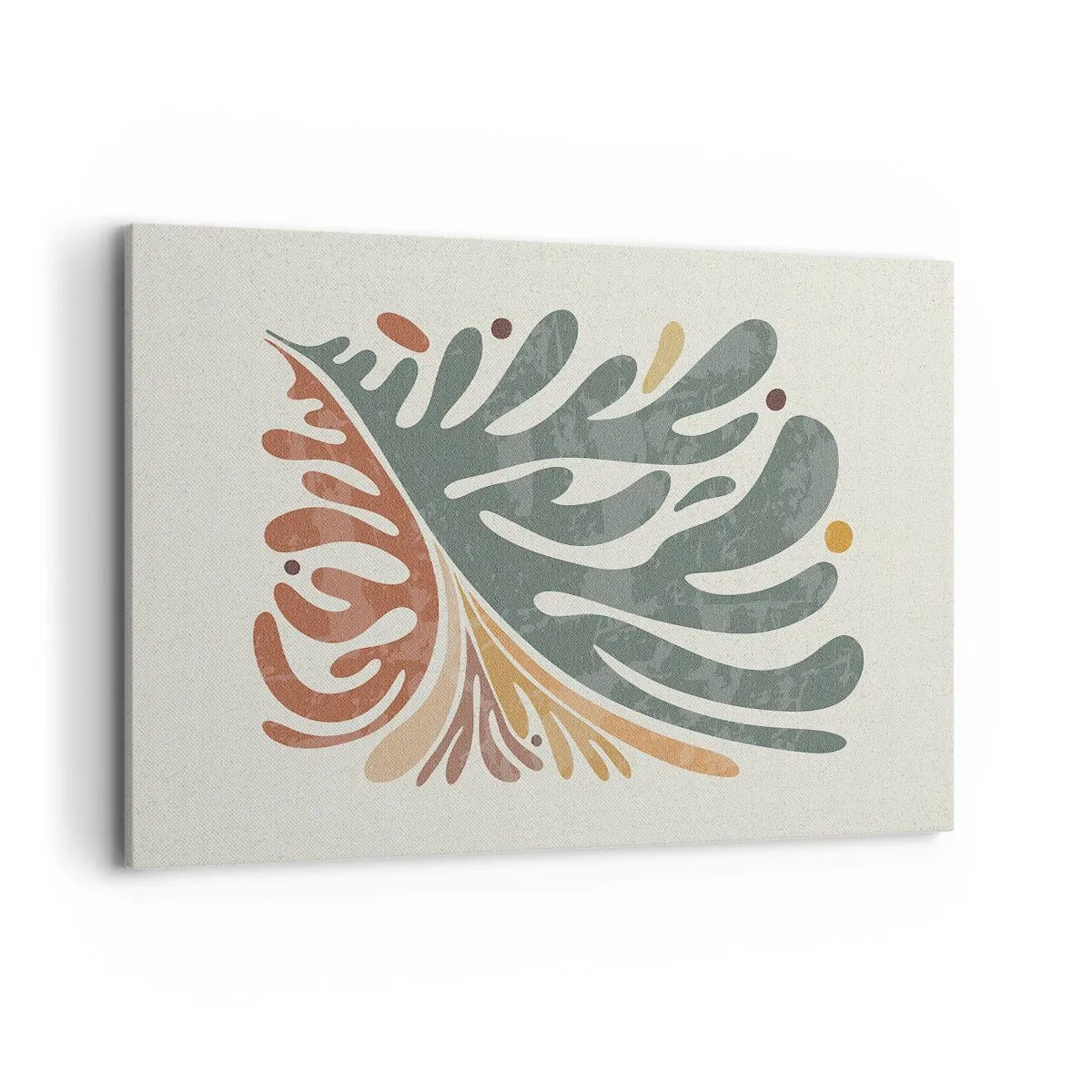 Tablou pe pânză - Frunză multicoloră - 120x80 cm