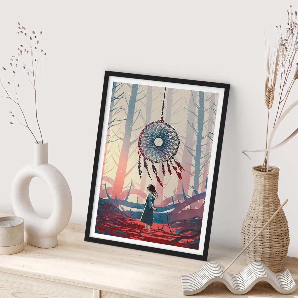 Poster în ramă neagră - Ritualul secret al fericirii - 61x91 cm