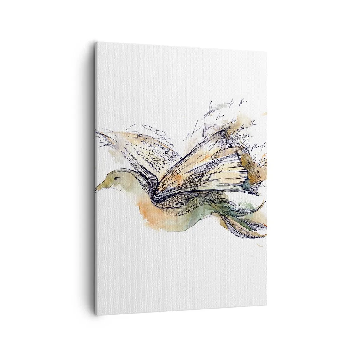 Tablou pe pânză - Pe aripile poeziei - 50x70 cm
