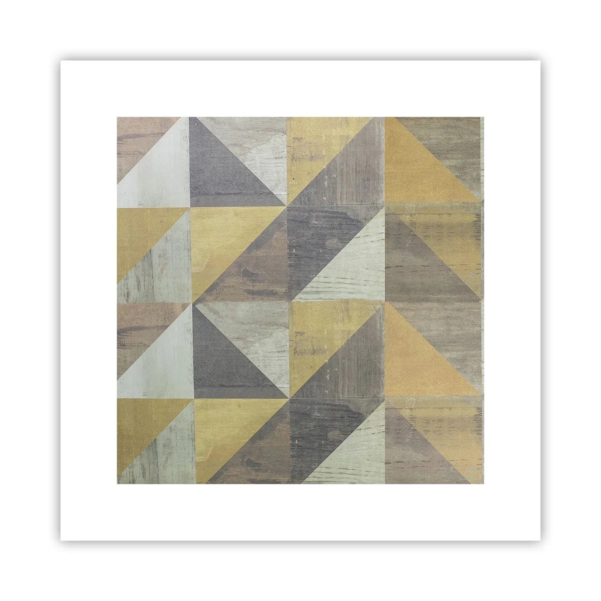 Poster - La unghiul triunghiului - 30x30 cm