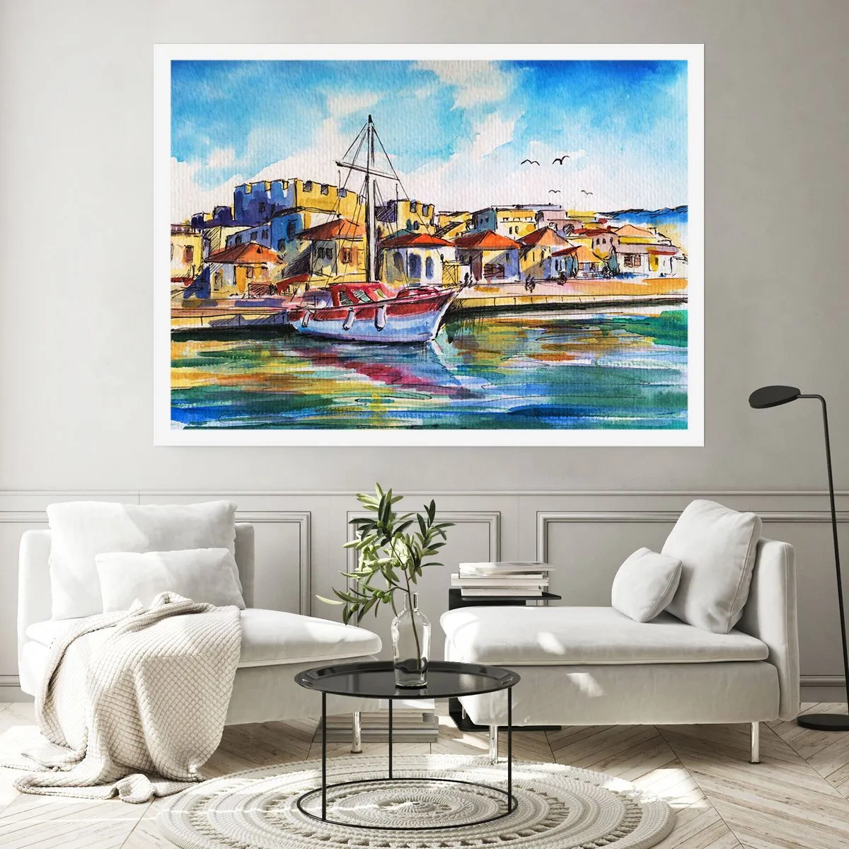 Poster - Curcubeu după-amiază - 100x70 cm