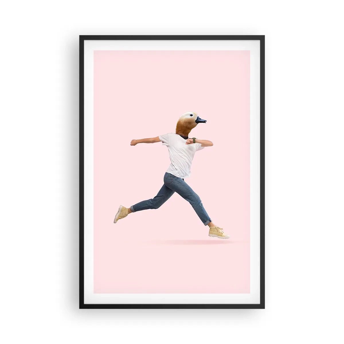 Poster în ramă neagră - Un strop de absurditate - 61x91 cm