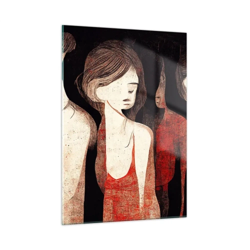 Tablou pe sticlă - Madonele întunericului - 50x70 cm