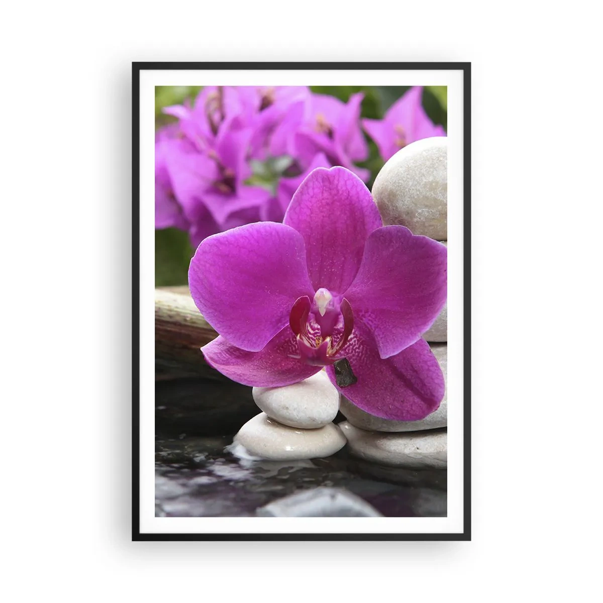 Poster în ramă neagră - Te odihnești deja - 70x100 cm