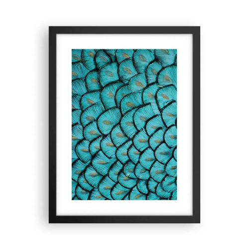 Poster în ramă neagră - Marea gală a penelor - 30x40 cm