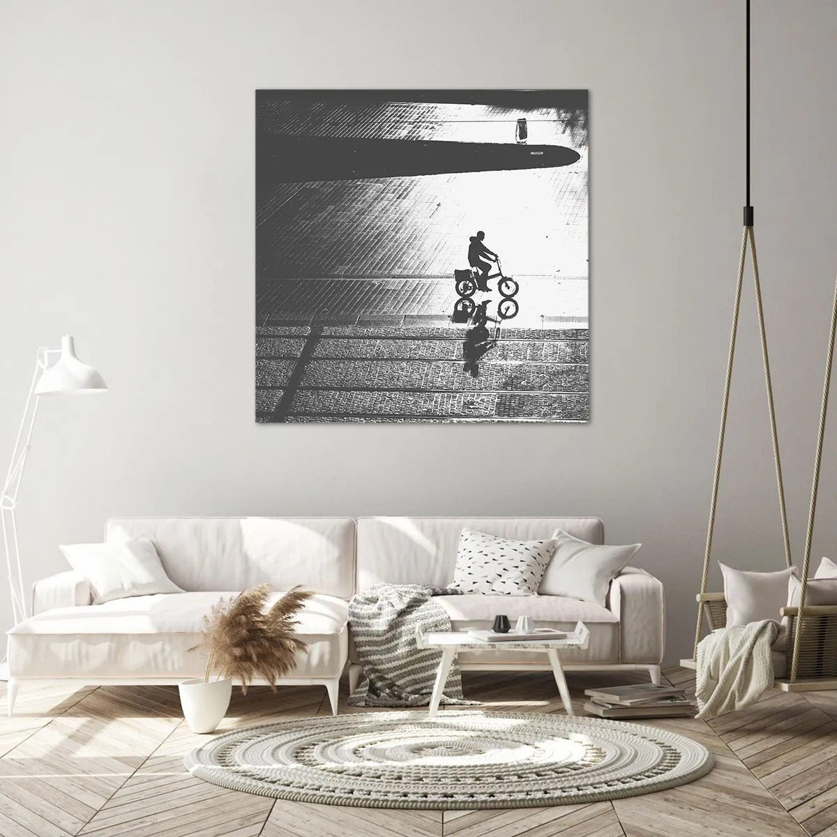 Tablou pe pânză - Înainte, prin oraș - 60x60 cm