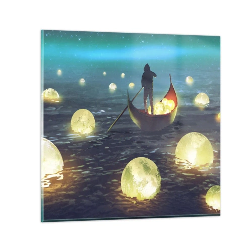 Tablou pe sticlă - Lucruri la care filozofii nu au visat niciodată - 60x60 cm