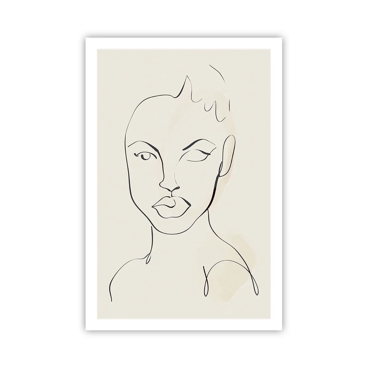 Poster - Schiță de senzualitate - 61x91 cm