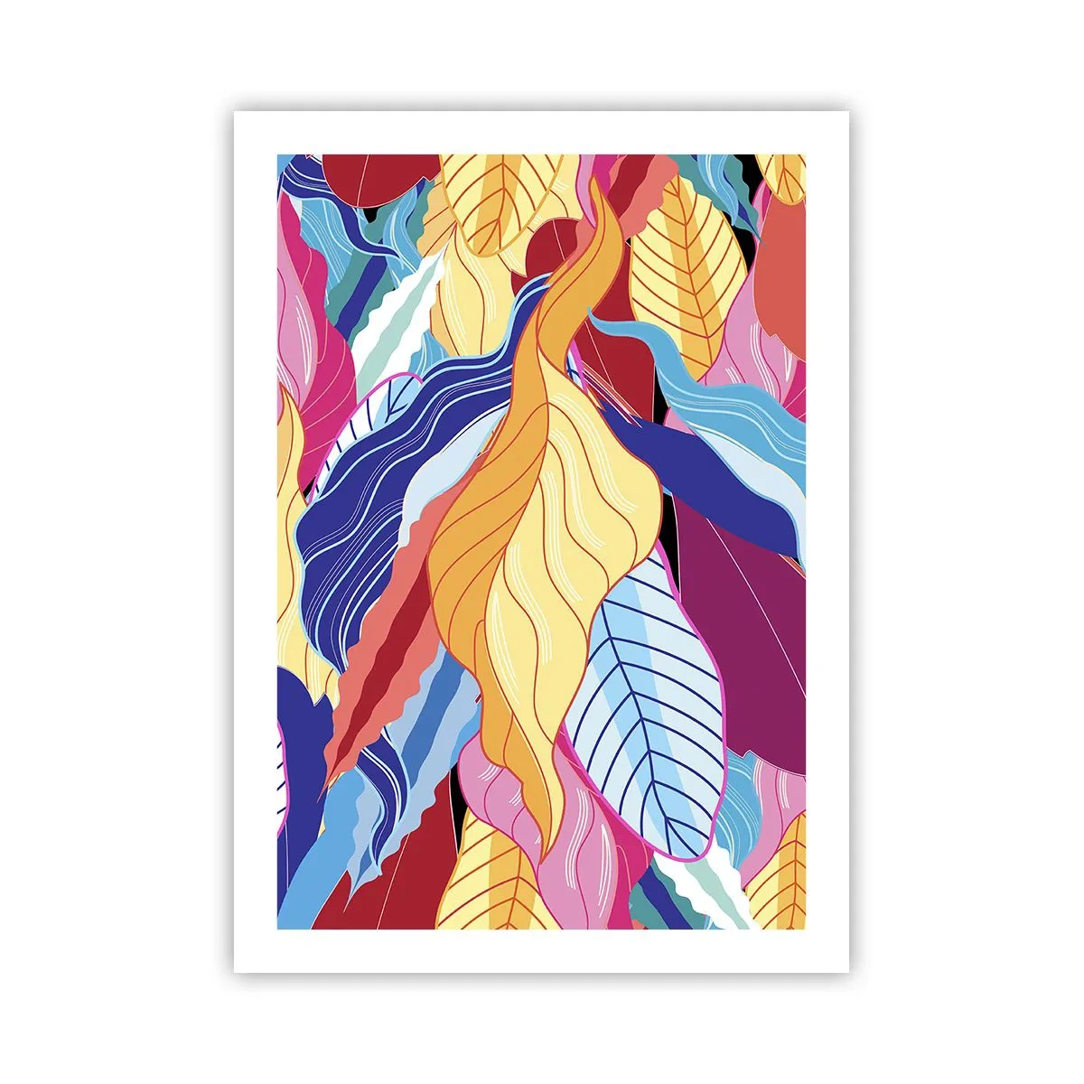 Poster - O dezordine colorată - 50x70 cm