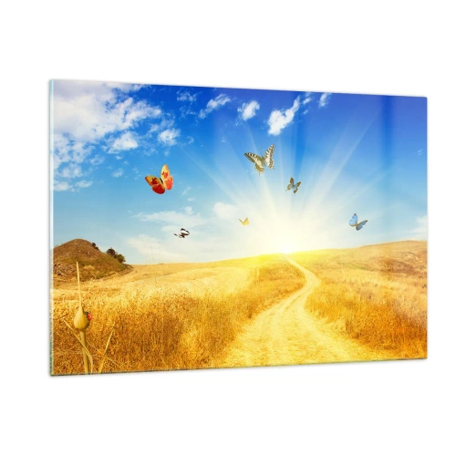 Tablou pe sticlă - Și cum să nu iubești vara? - 120x80 cm