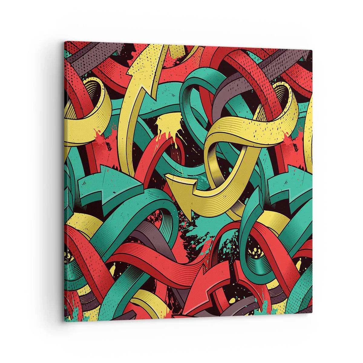 Tablou pe pânză - Pe unde să mergem? - 50x50 cm