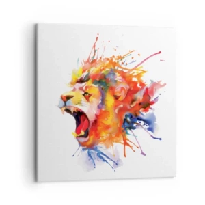 Tablou pe pânză - Explodează de furie  - 50x50 cm