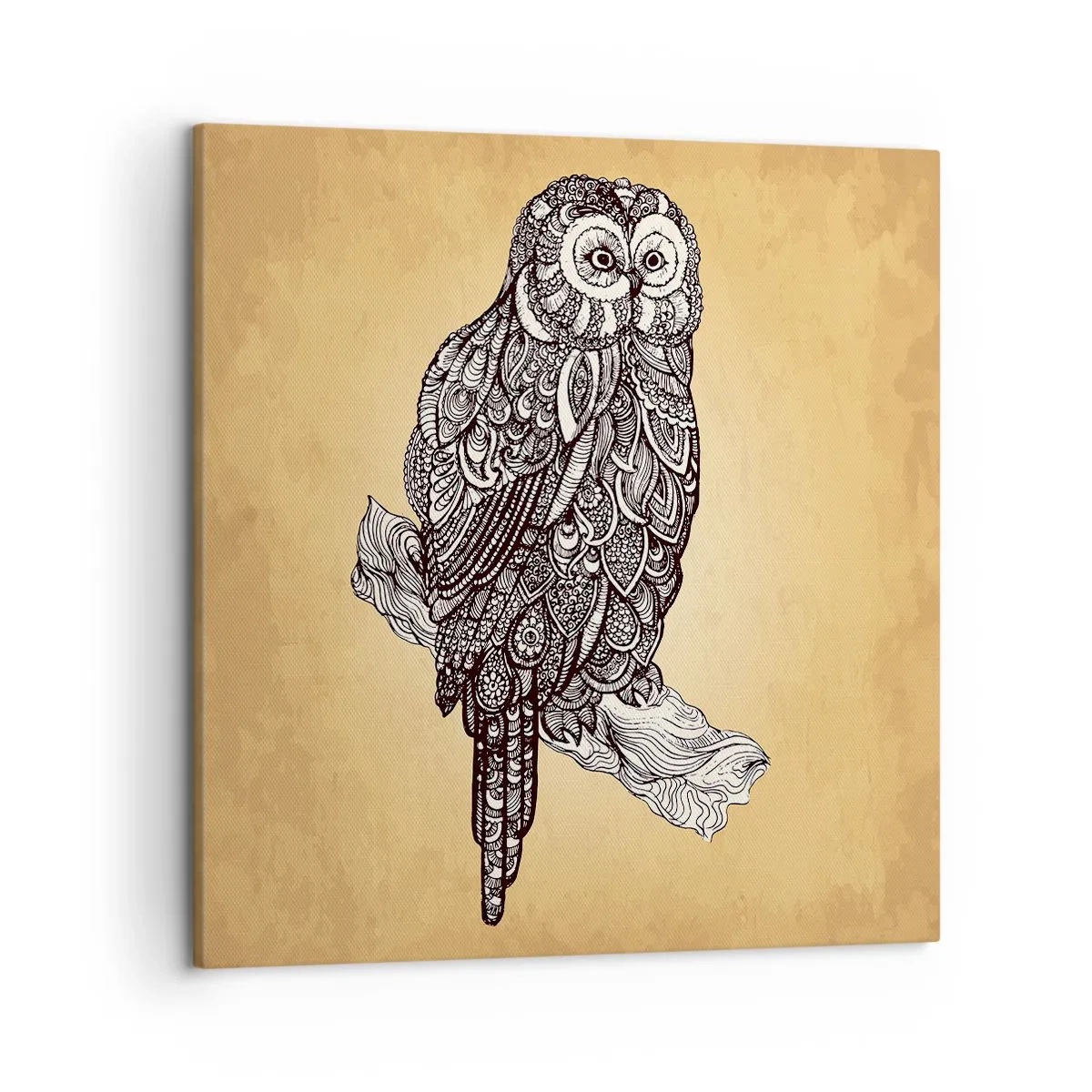 Tablou pe pânză - Ornamente complicate de înțelepciune - 50x50 cm