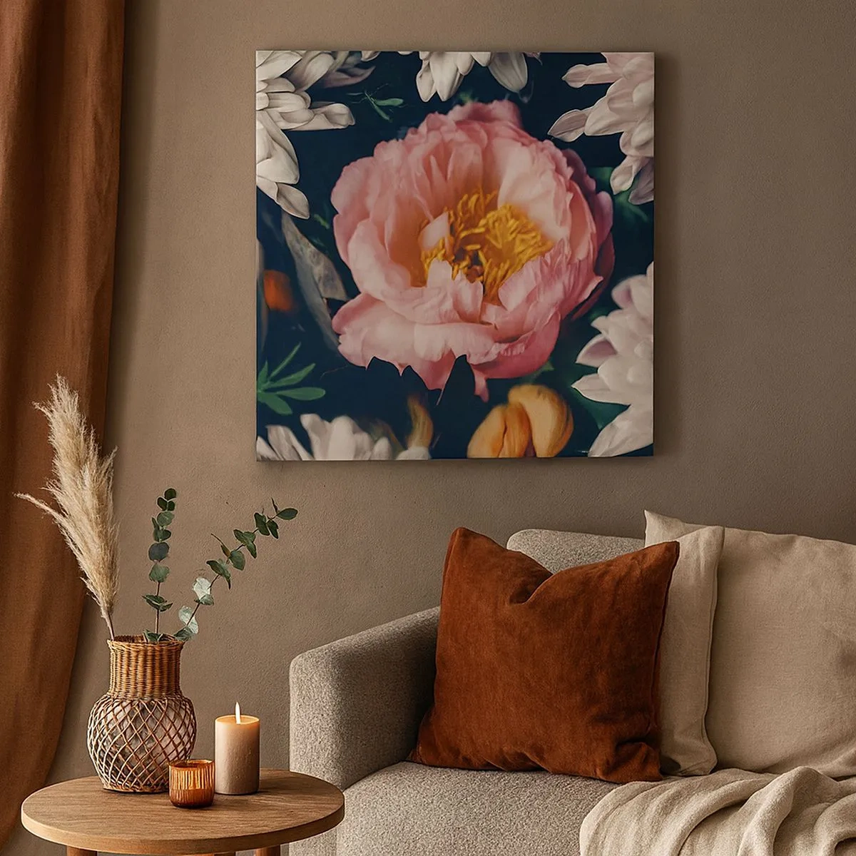 Tablou pe pânză - Cu splendoare barocă - 30x30 cm