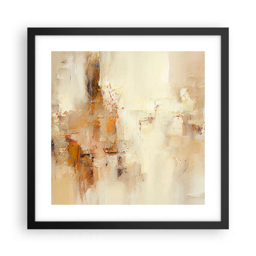 Poster în ramă neagră - Sufletul de chihlimbar - 40x40 cm