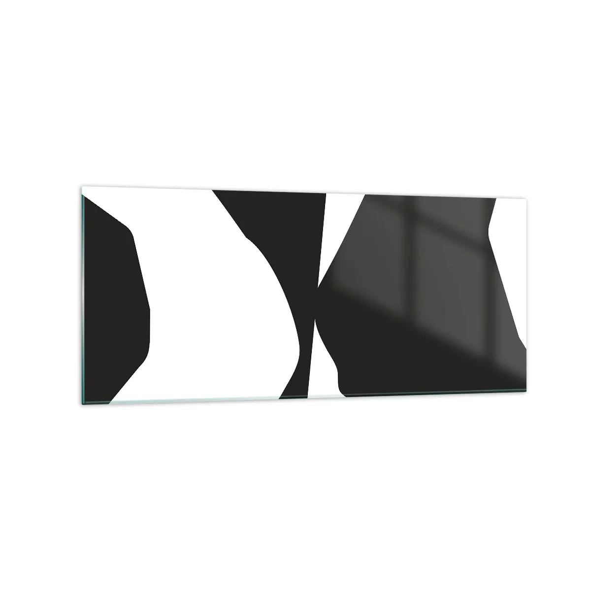 Tablou pe sticlă - Pozitiv -negativ - 120x50 cm