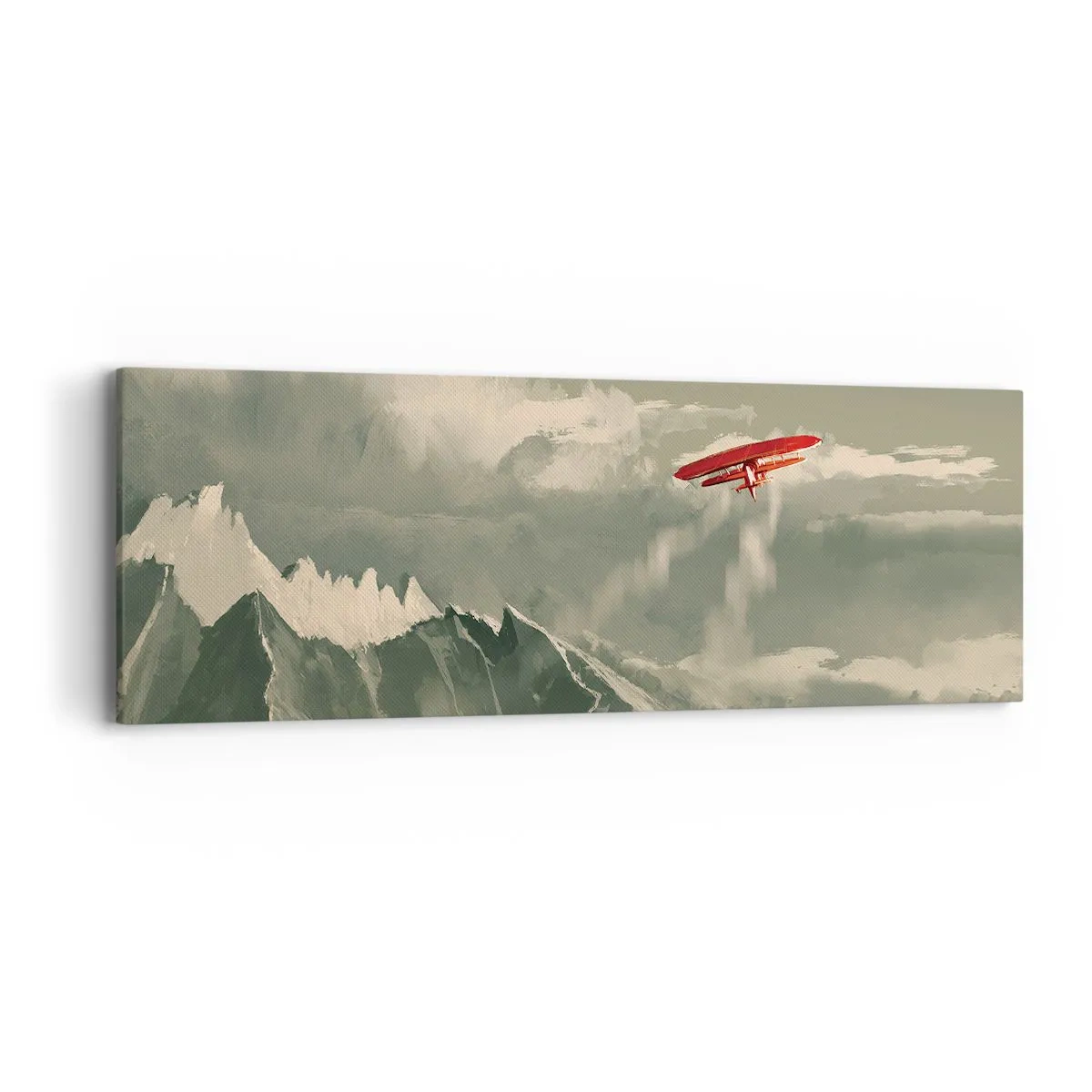 Tablou pe pânză - Un pionier neînfricat - 90x30 cm