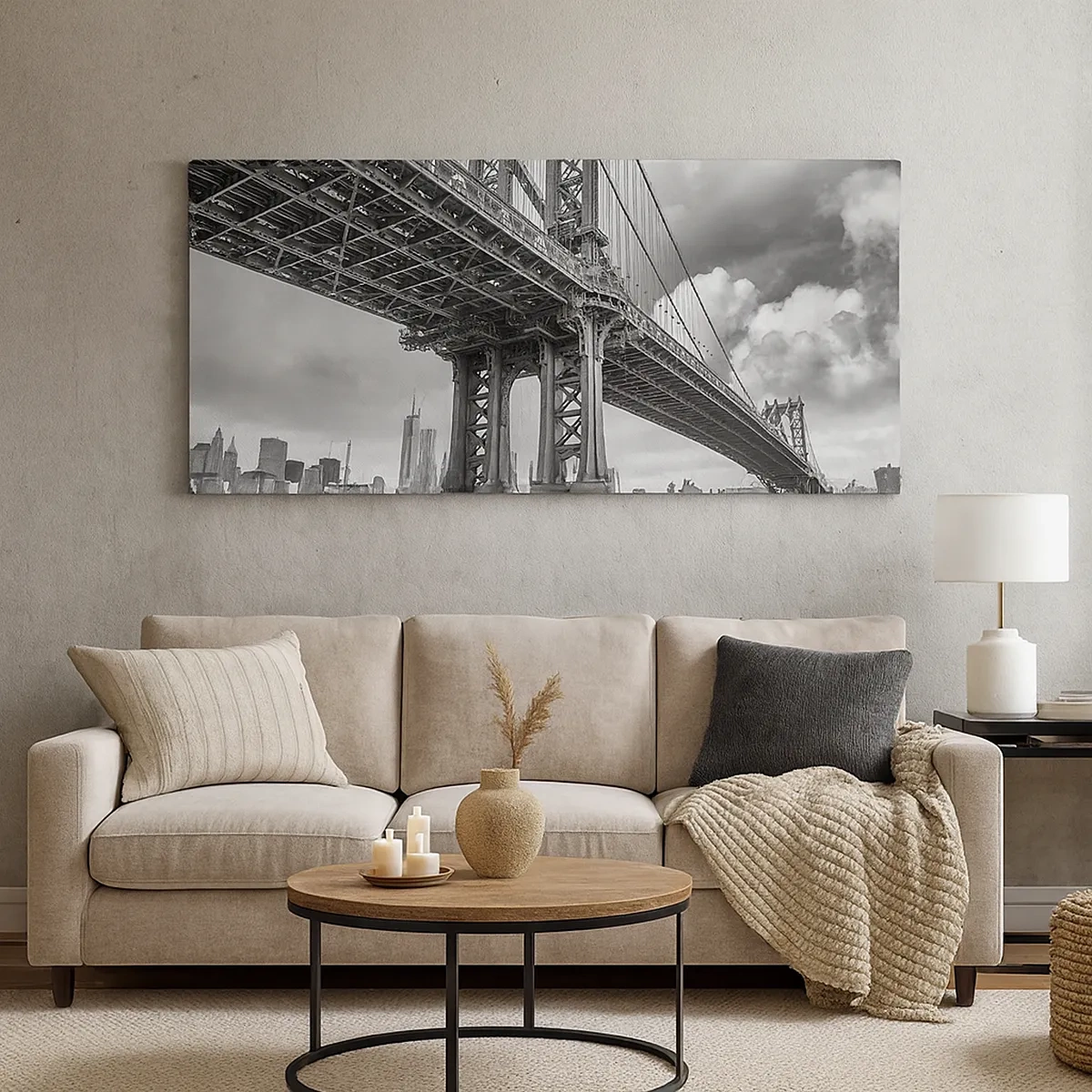 Tablou pe pânză - Spre inima orașului - 30x30 cm