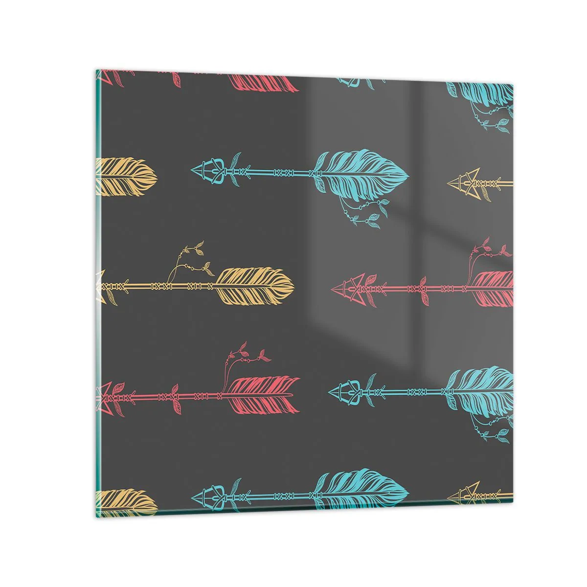 Tablou pe sticlă - În ordine - 50x50 cm