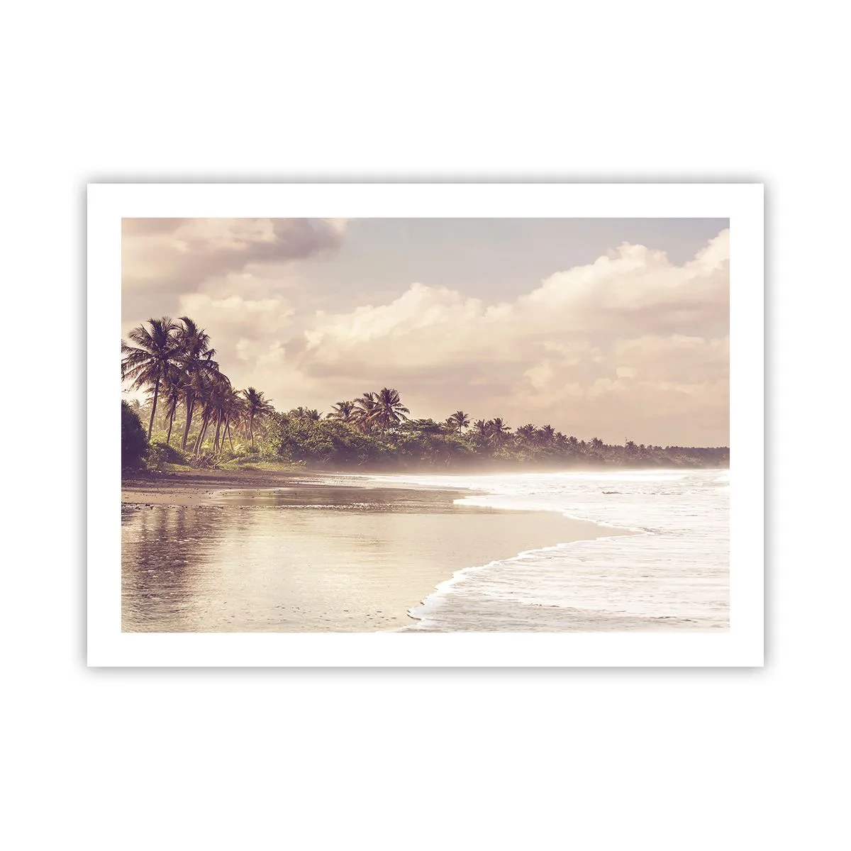 Poster - Mângâind valurile - 70x50 cm