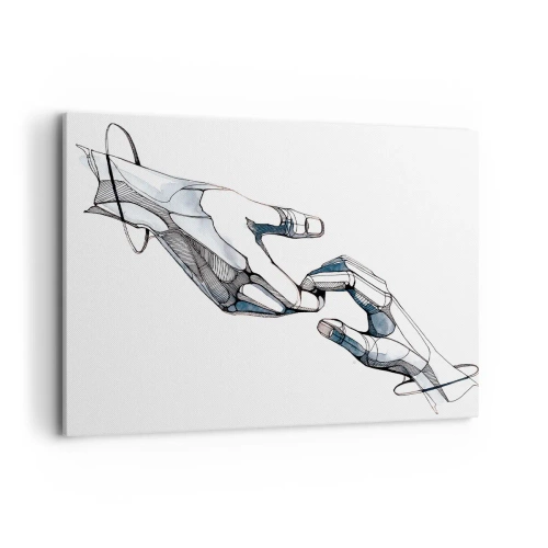 Tablou pe pânză - Gest frumos - 100x70 cm