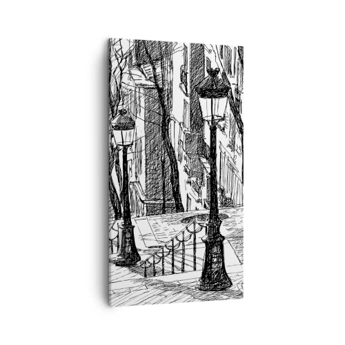 Tablou pe pânză - Poveste de dragoste sau poveste de groază? - 45x80 cm