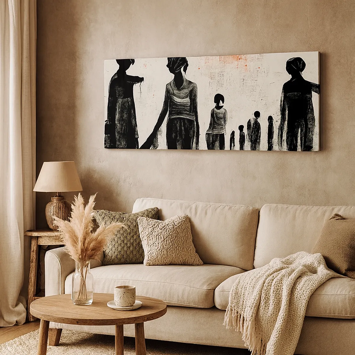 Tablou pe pânză - Împotriva singurătății - 30x30 cm