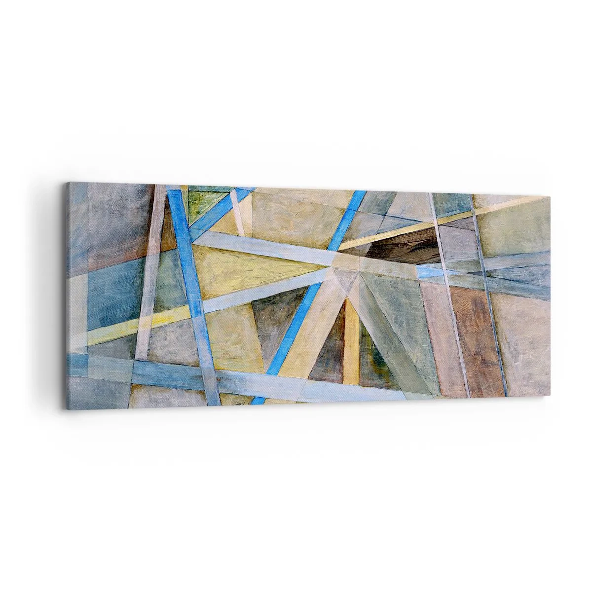 Tablou pe pânză - Drept sau de-a curmezișul? - 120x50 cm