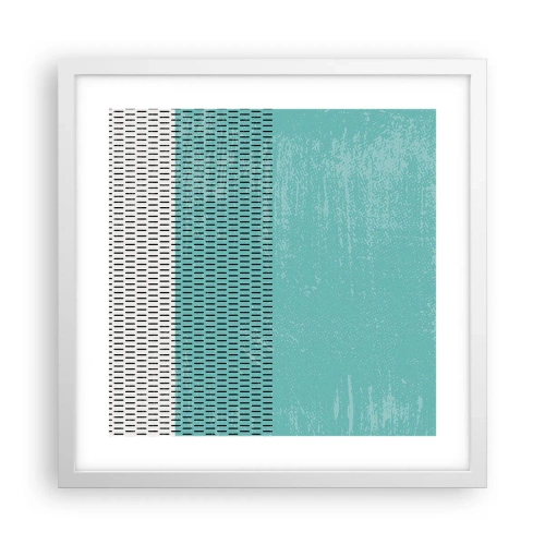 Poster în ramă albă - Compoziție echilibrată - 40x40 cm