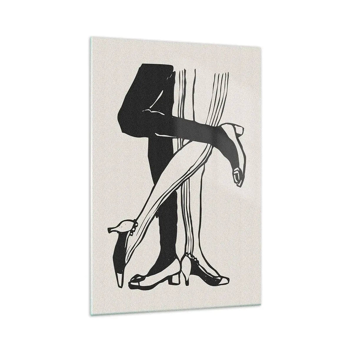 Tablou pe sticlă - Atributul feminin - 70x100 cm